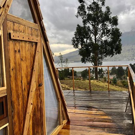 Cabanas Y Glampings Balcon Del Lago Otavalo Exterior foto